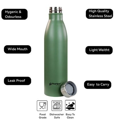 1000ml S10 Stainless Steel Single wall water bottle (pack of 4)