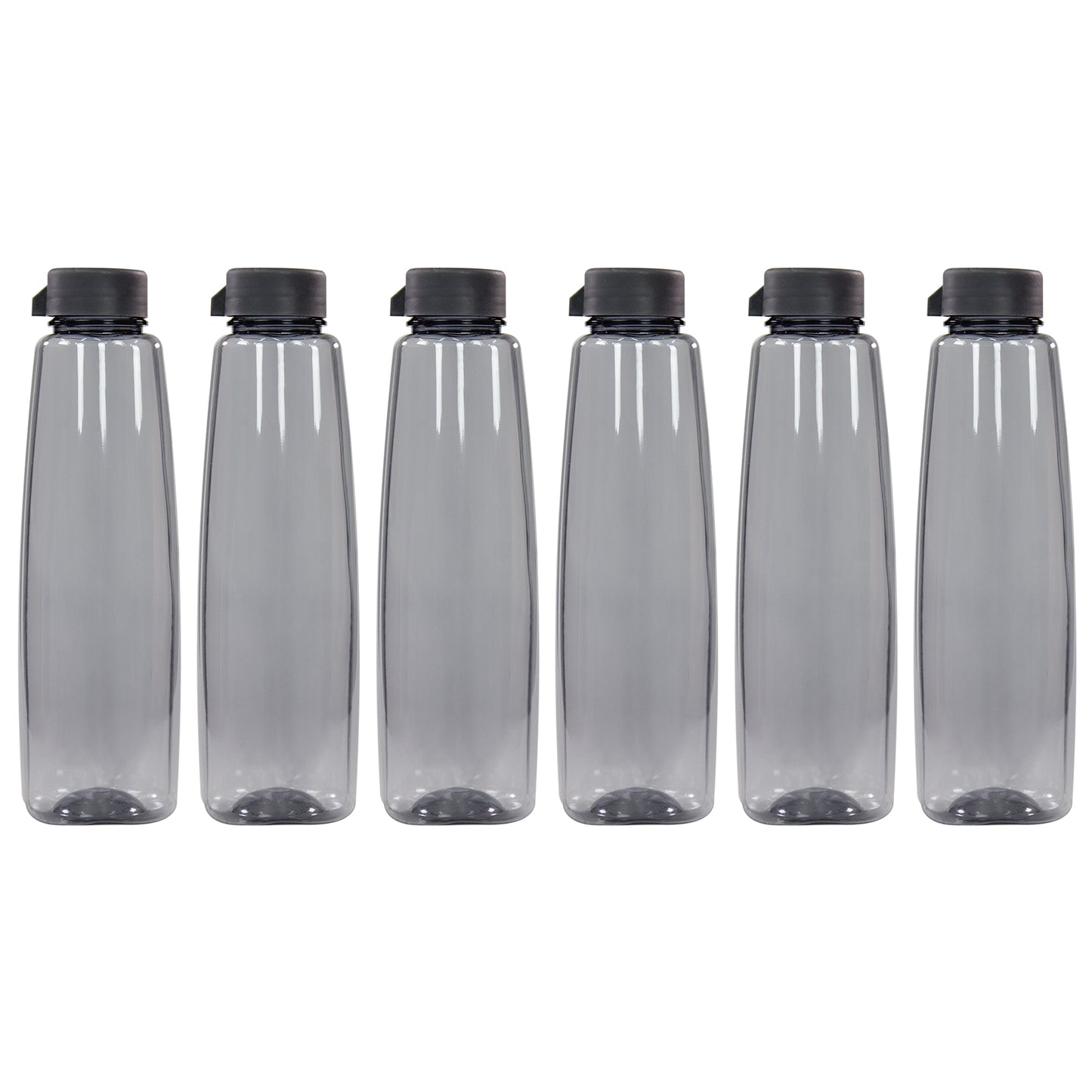 Kohinoor BPA-free Plastic Water Bottle Set of 6 Pcs, Each 1000ml