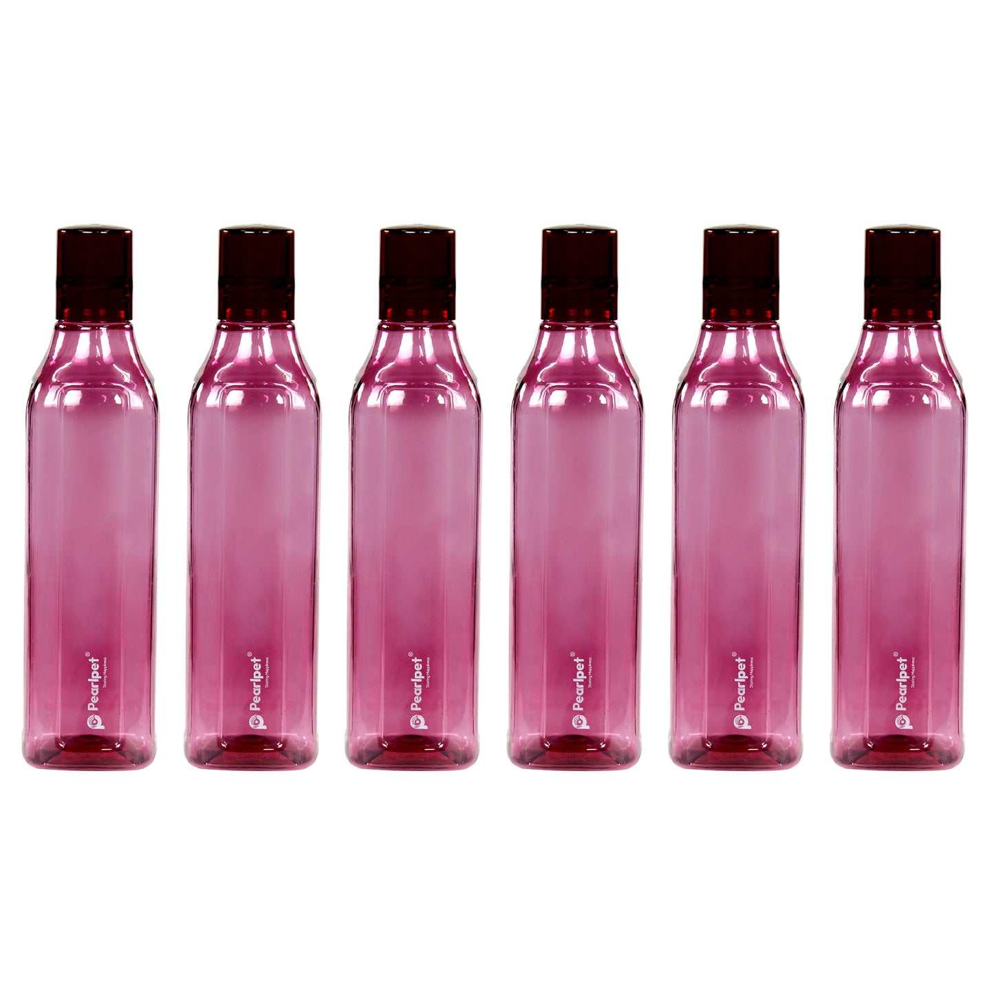 1000ml Cubic Square Bottle - Set of 6