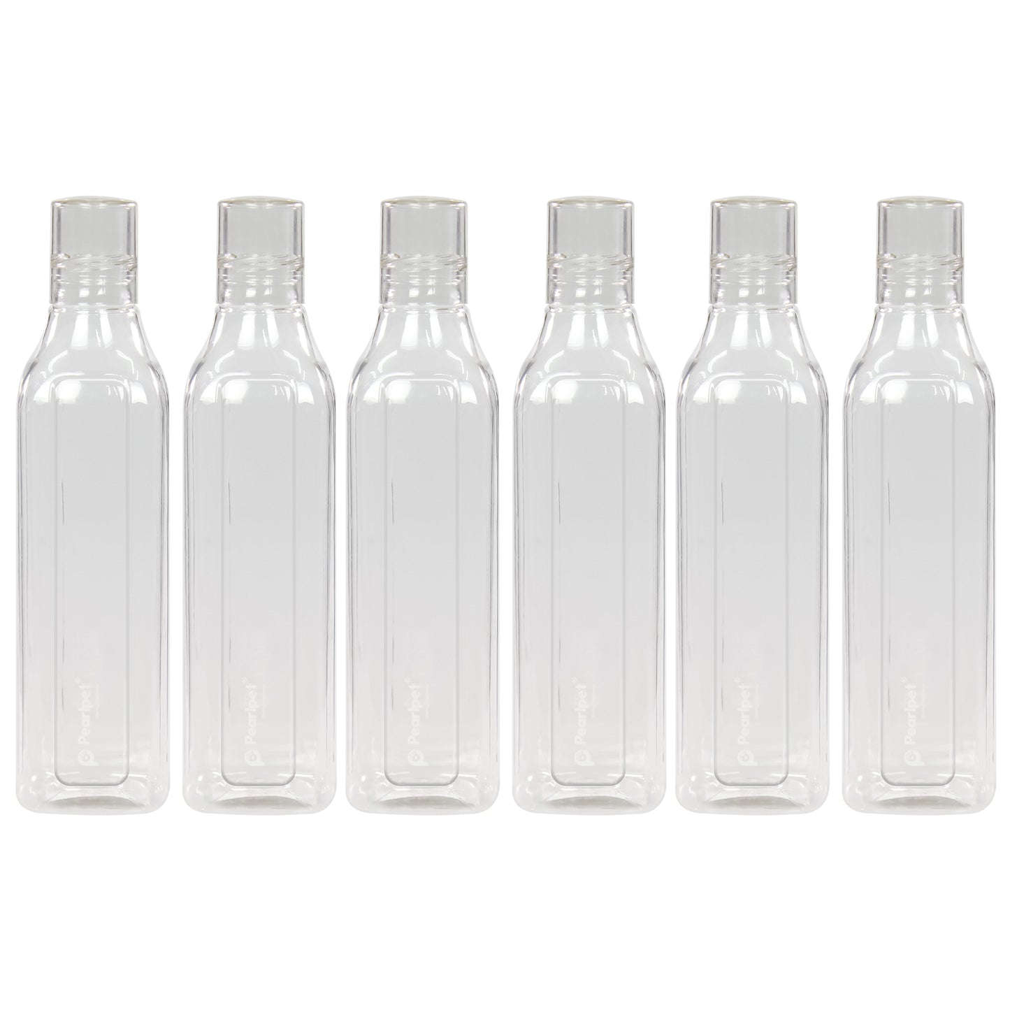 Transparent Cubic 1000ml Bottles