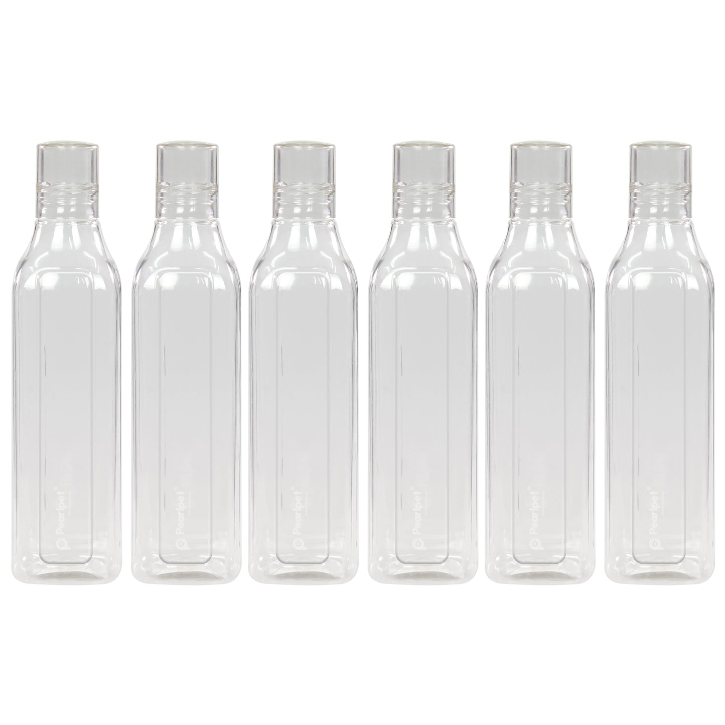 Transparent Cubic 1000ml Bottles
