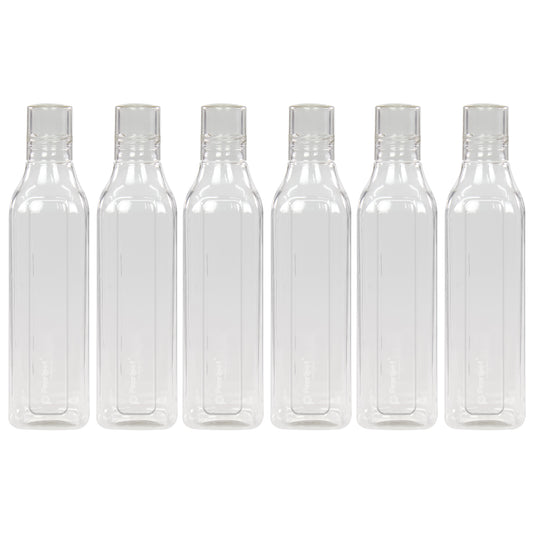 Transparent Cubic 1000ml Bottles