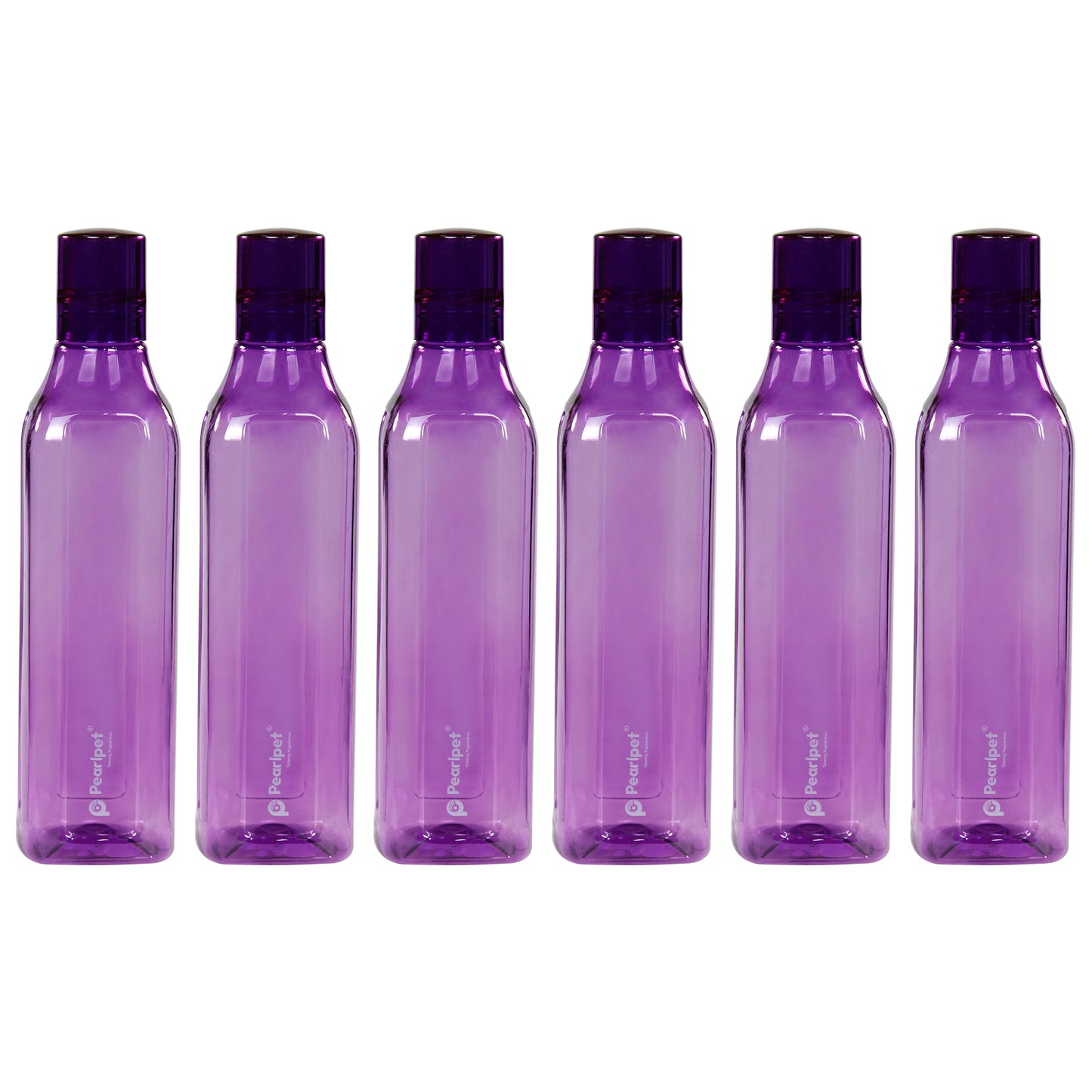 1000ml Cubic Square Bottle - Set of 6