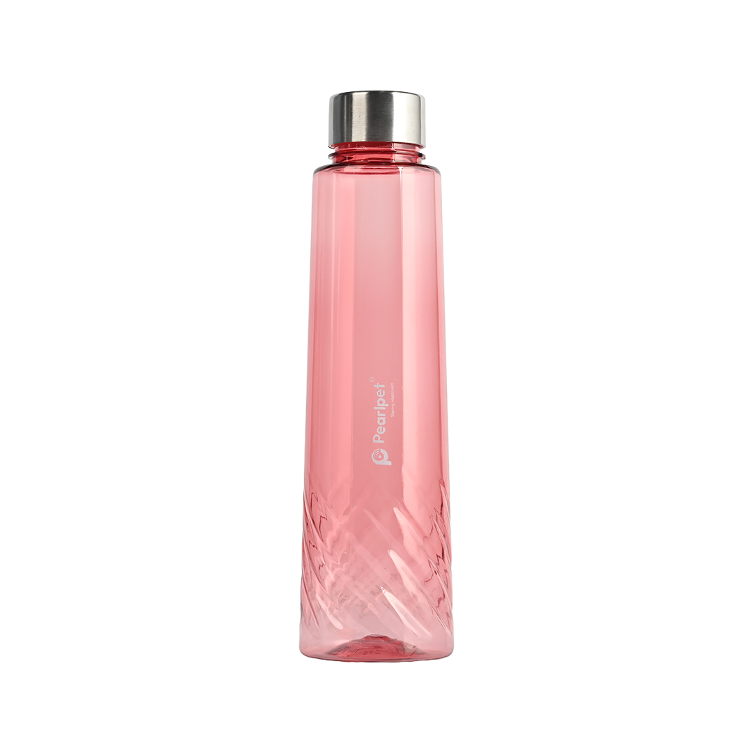 1000ml Lovely Round Bottle with Stainless Steel Cap Assorted - Set of 5
