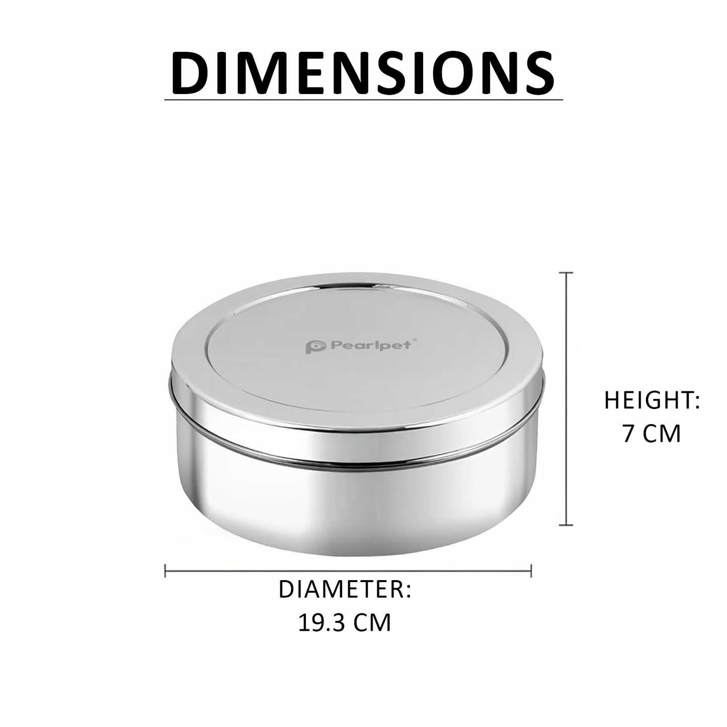 Masala Box with Steel Lid | 7 +1 Stainless Steel Cups & Spoon