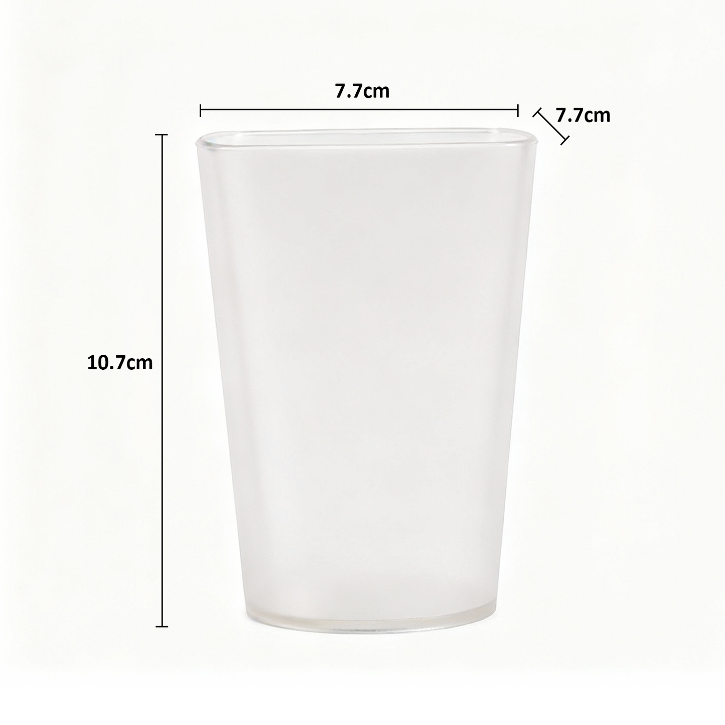 Cuba Glasses | Set of 6 | Unbreakable Frosted Drinking Glasses | BPA-Free & Durable