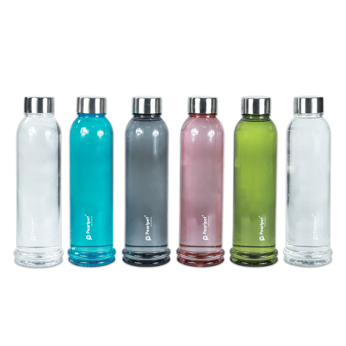 Pearlpet Plus jar Set of 30 pieces ( 6pcs x100ml, 6pcs x200ml, 6pcs x300ml, 6pcs x500ml, 2pcs x1000ml, 2pcs x1400ml, 2pcs x1700ml) With Ribbi bottle Set of 6pcs 1000ml (Multicolor) |BPA free |Leak proof |Durable