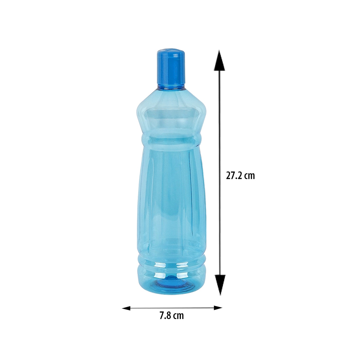 Apple BPA-Free Plastic Water Bottle Set – Pack of 6 (1000ml Each) – Lightweight, Leak-Proof & Freezer Safe
