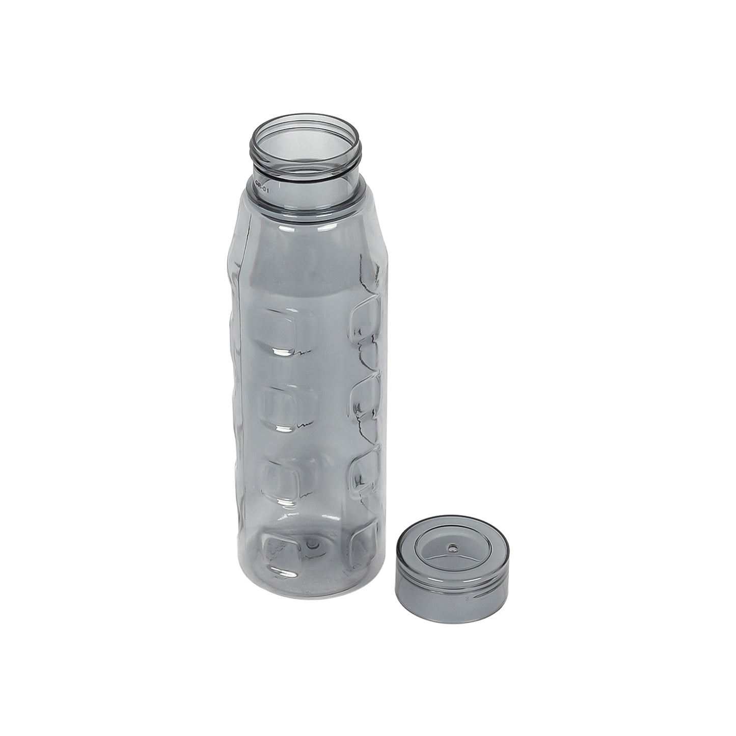 Checker- BPA-free Plastic Water Bottle Set of 4 Pcs, Each 500ml, Assorted Multicolor
