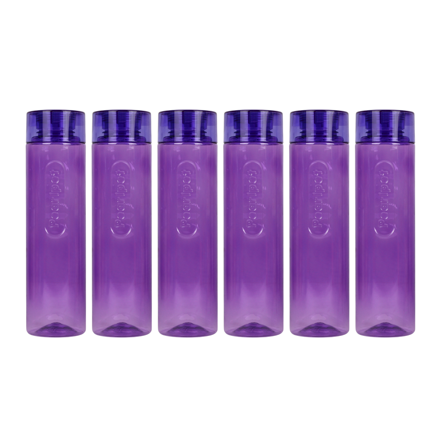 1000ml Amaya Round Water Bottle - Set of 6