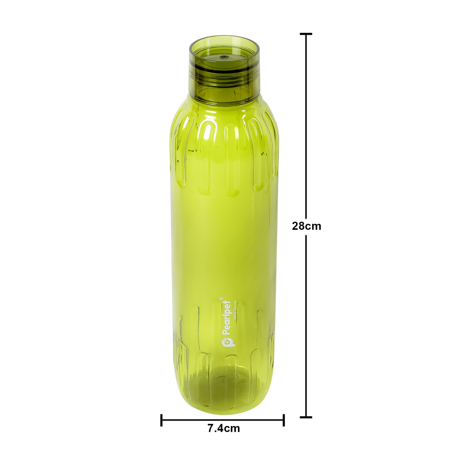 1000ml Mizu Round Water Bottle Assorted (Multicolor) - Set of 5