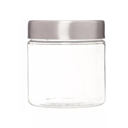 Plus Jars with Steel caps - Set of 18 - 300 ml, 500 ml, 1.7 litres - Pearlpet