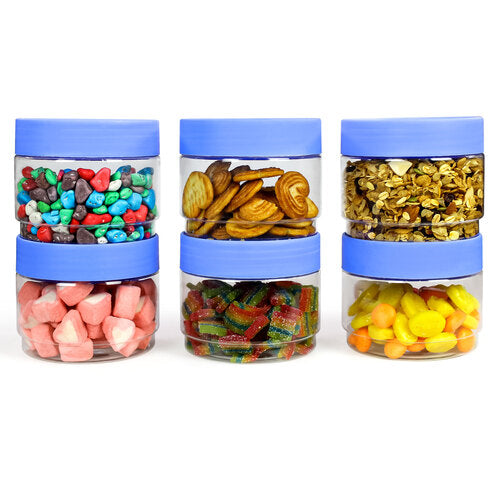 Sapphire Jars - Set of 6