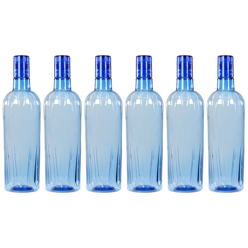 Onyx BPA-free Plastic Water Bottle Set of 6 Pcs, Each 1000ml