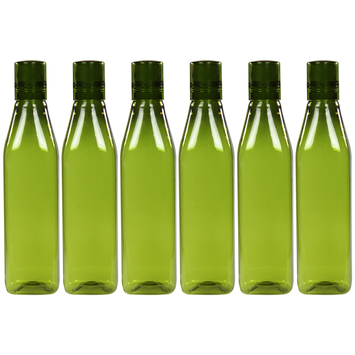 Congo BPA-free Plastic Water Bottle Set of 6 Pcs, Each 1000ml