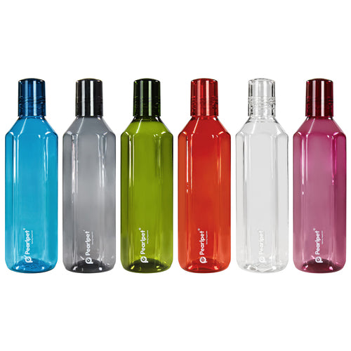 500ml Avon BPA-free Plastic Water Bottle Set of 6 Pcs, Assorted Multicolor