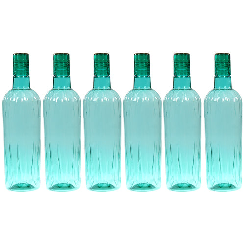 Onyx BPA-free Plastic Water Bottle Set of 6 Pcs, Each 1000ml