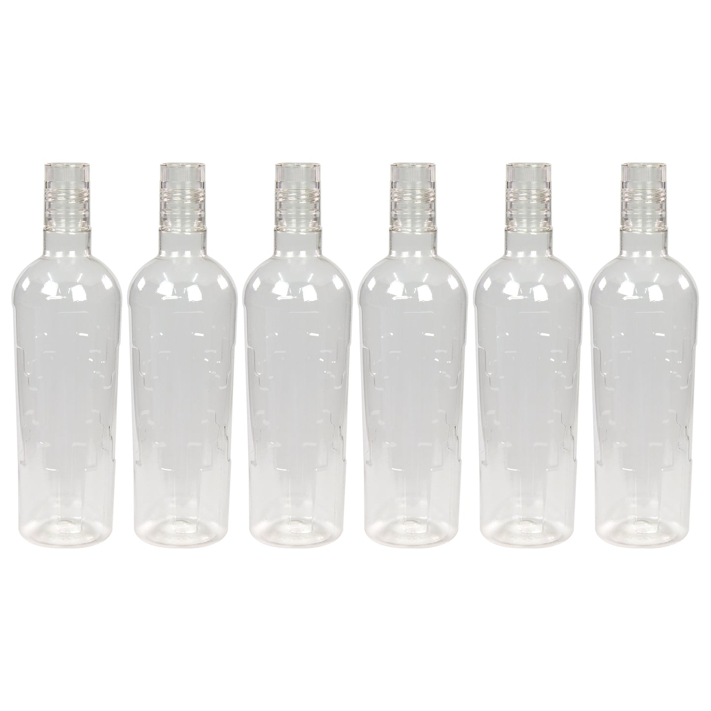 Nira BPA-free Plastic Water Bottle Set of 6 Pcs, Each 1000ml