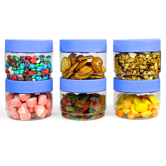 Sapphire Jars - Set of 6