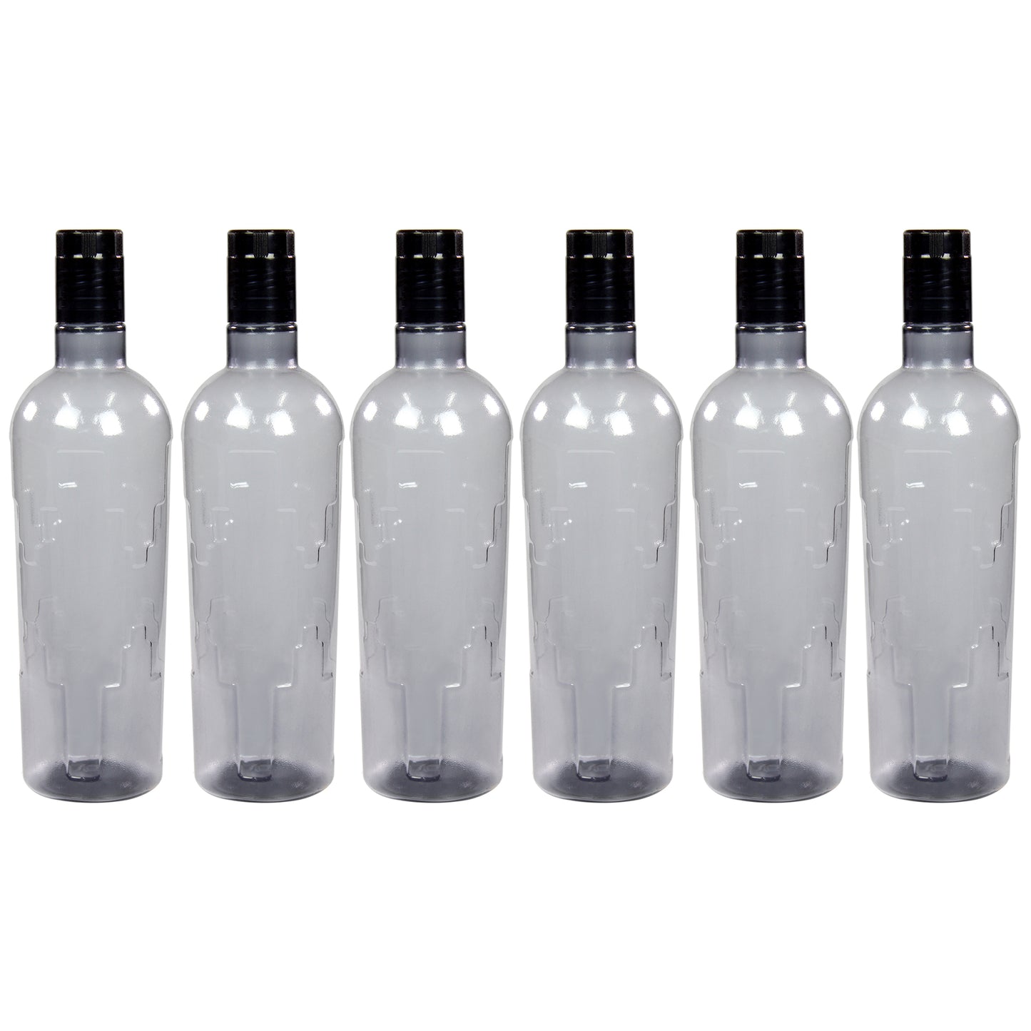 Nira BPA-free Plastic Water Bottle Set of 6 Pcs, Each 1000ml