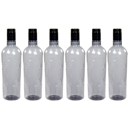 Nira BPA-free Plastic Water Bottle Set of 6 Pcs, Each 1000ml