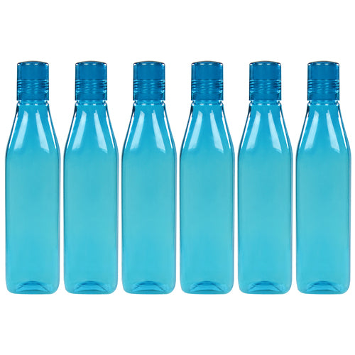 Congo BPA-free Plastic Water Bottle Set of 6 Pcs, Each 1000ml