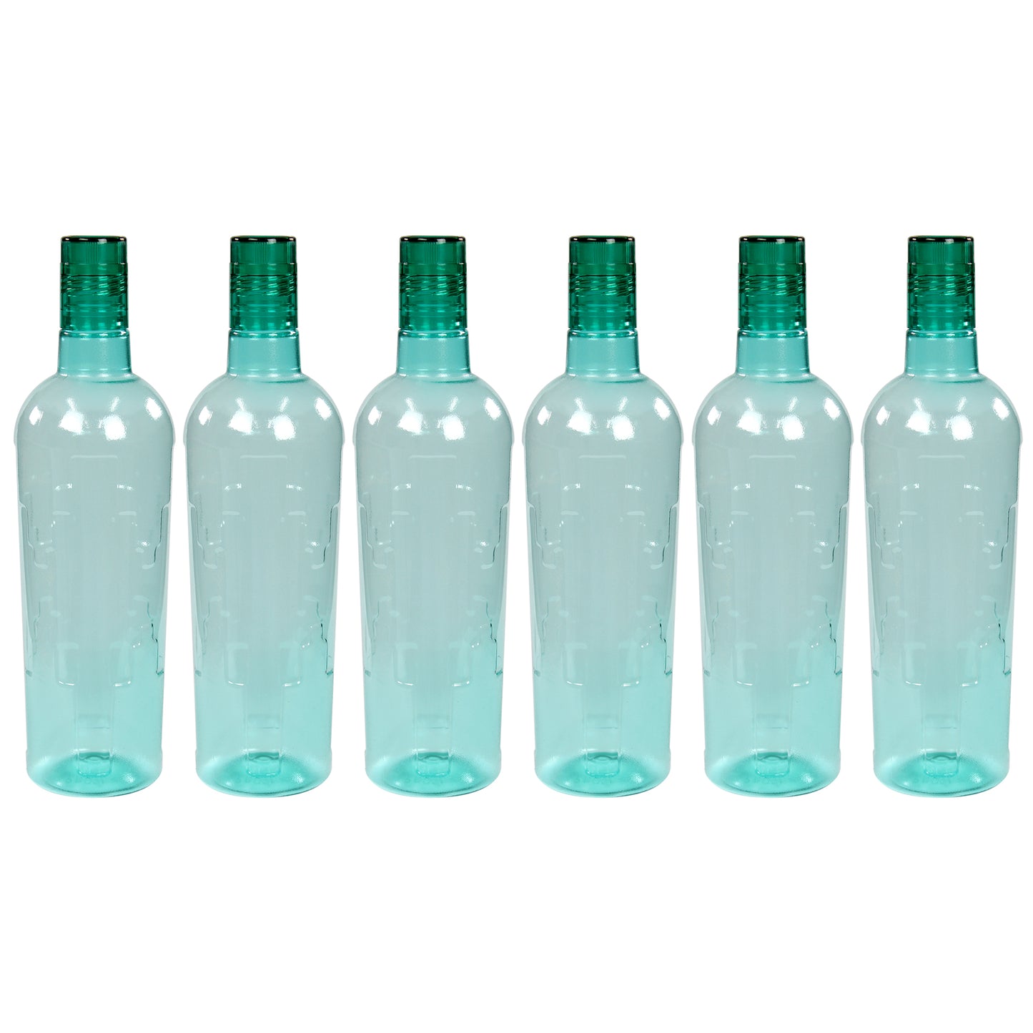 Nira BPA-free Plastic Water Bottle Set of 6 Pcs, Each 1000ml