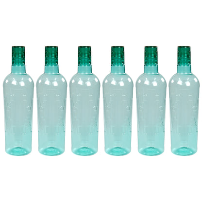Nira BPA-free Plastic Water Bottle Set of 6 Pcs, Each 1000ml