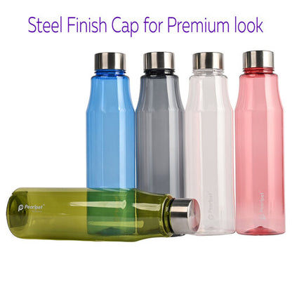 1000ml Ellie Round Bottle Stainless Steel Cap - Assorted - Set of 5