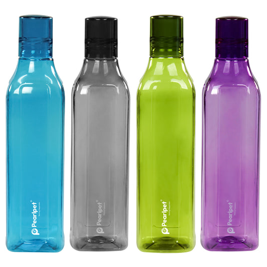 1000ml Cubic Bottle - Assorted - Set of 4