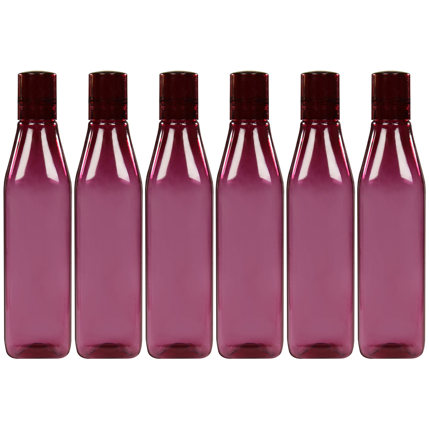 Congo BPA-free Plastic Water Bottle Set of 6 Pcs, Each 1000ml