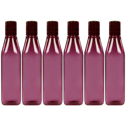 Congo BPA-free Plastic Water Bottle Set of 6 Pcs, Each 1000ml