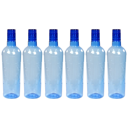 Nira BPA-free Plastic Water Bottle Set of 6 Pcs, Each 1000ml