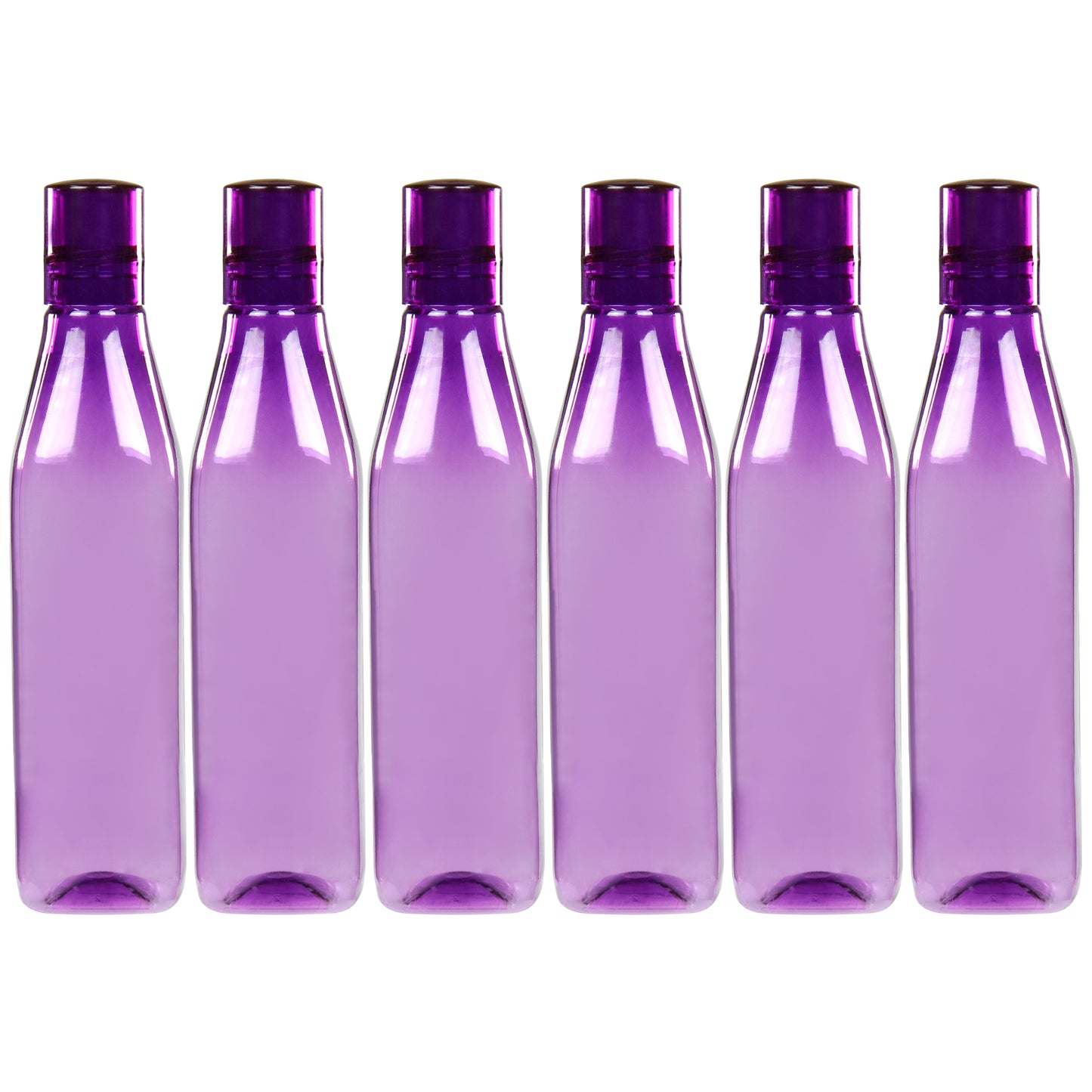 Congo BPA-free Plastic Water Bottle Set of 6 Pcs, Each 1000ml