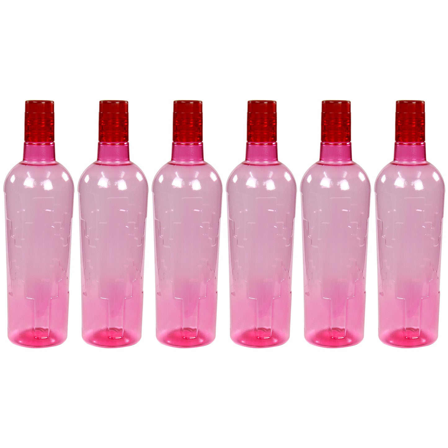 Nira BPA-free Plastic Water Bottle Set of 6 Pcs, Each 1000ml