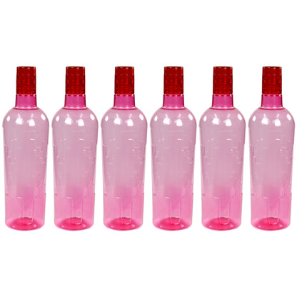 Nira BPA-free Plastic Water Bottle Set of 6 Pcs, Each 1000ml