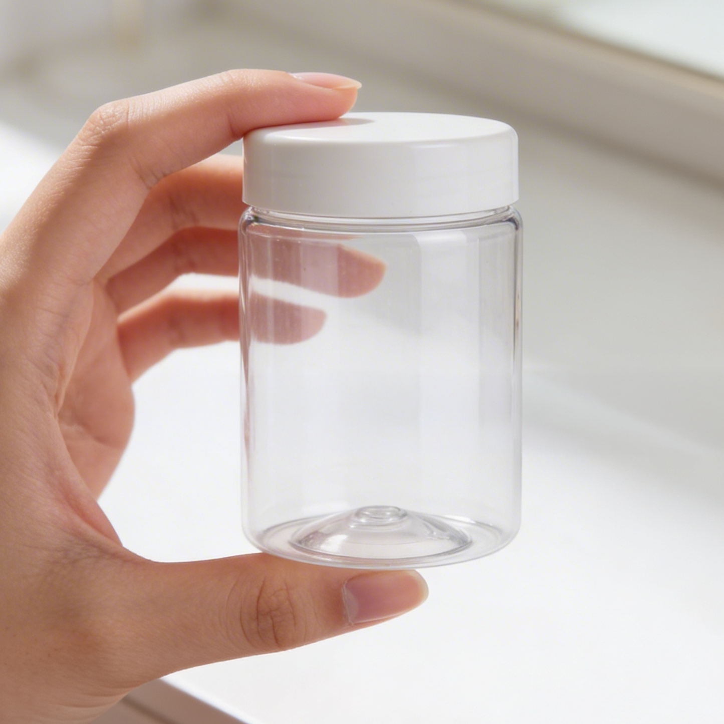 Dibbi Round jars - White