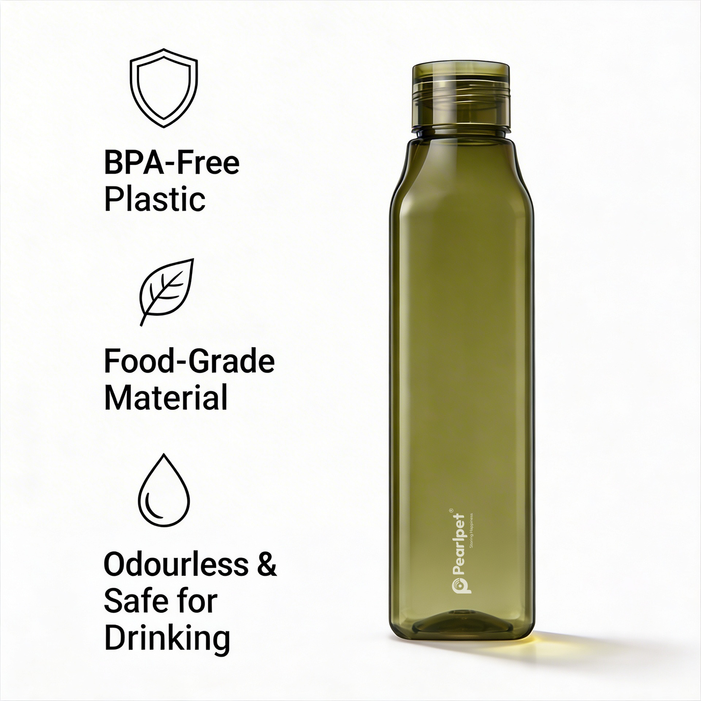 1000ml Nova Square Water Bottle - Set of 6