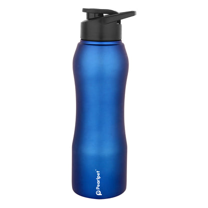 PEARLPET 750 ml, S90 Stainless Steel, Sportskool Slim Steel Water Bottle