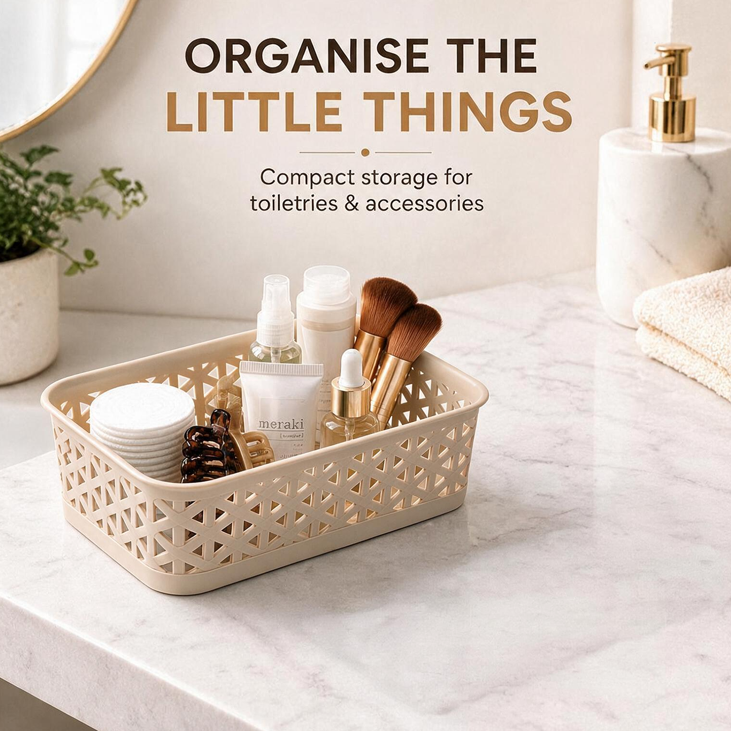 Pearlpet Everyday Basket Set of 3 with Lid – Smart organisation for every corner of your home — view 29