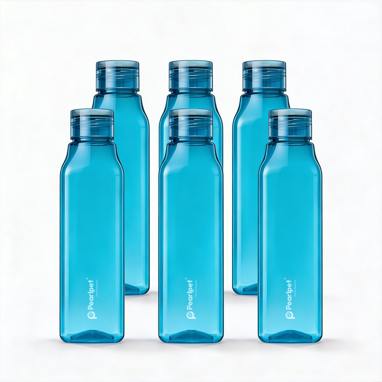 1000ml Nova Square Water Bottle - Set of 6