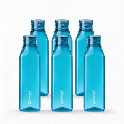 1000ml Nova Square Water Bottle - Set of 6