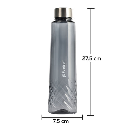 1000ml Lovely Round Bottle with Stainless Steel Cap Assorted - Set of 5