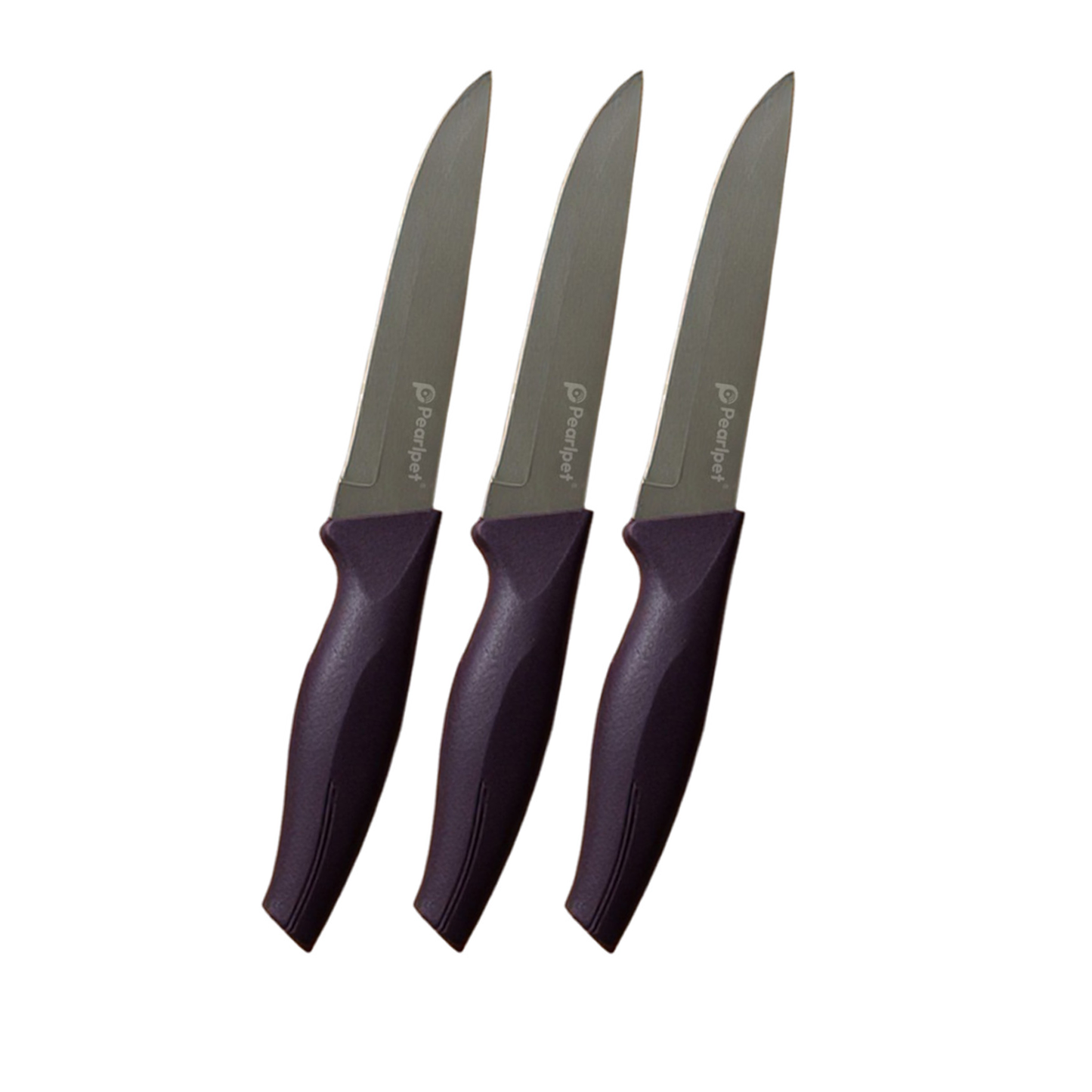Knife - Set of 3 | Stainless steel | PURPLE