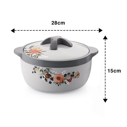 Insulated Stainless Steel Casserole Set of 3, Sancy 3000 ml