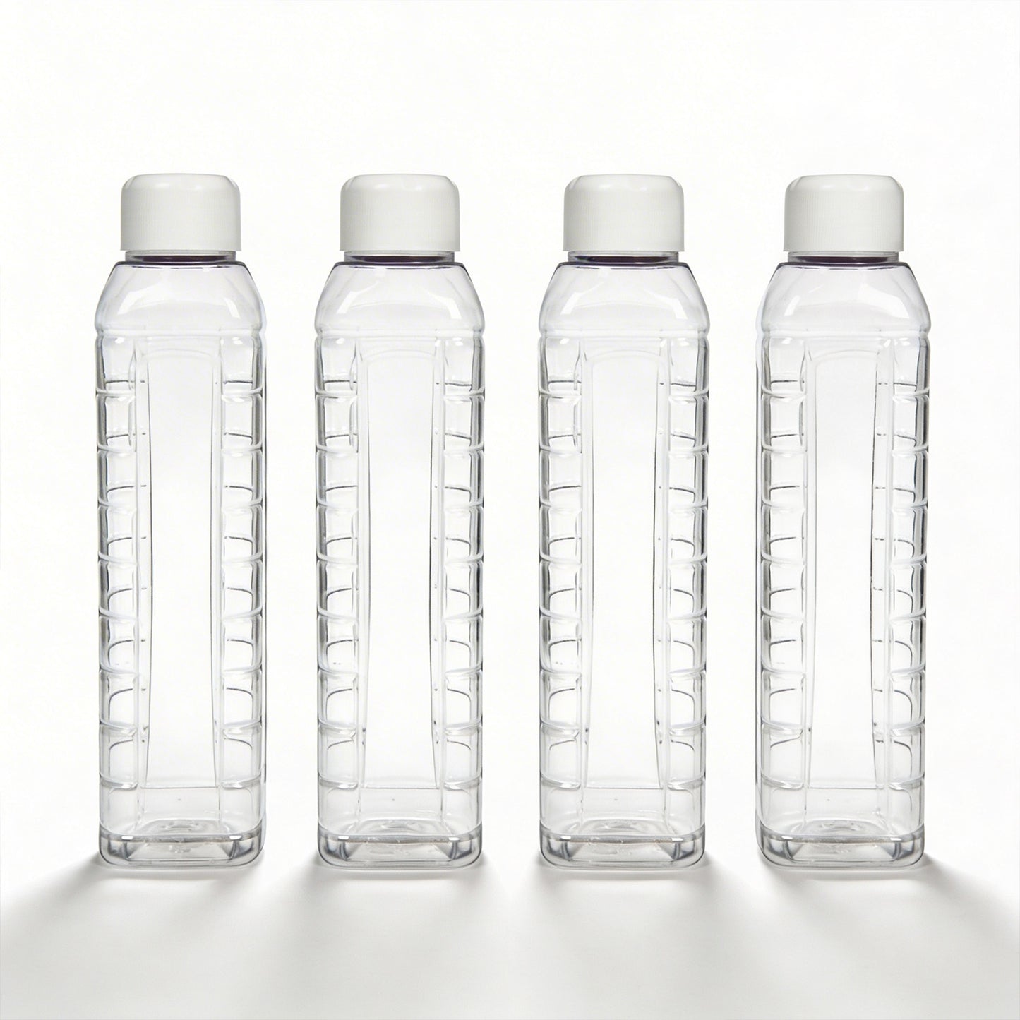1000ml Sage Square Water Bottle - Set of 4