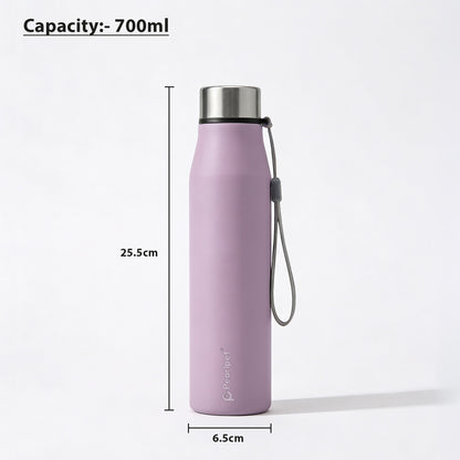 Aqualine Single Wall Steel Water Bottle – 700ml
