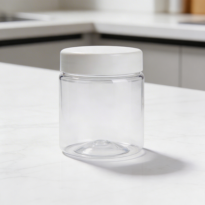 Dibbi Round jars - White 100g (Pack of 12 and 24)