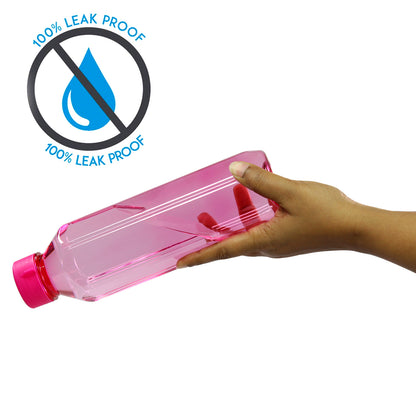 Topaz BPA-free Plastic Water Bottle Set of 6 Pcs, Each 1000ml