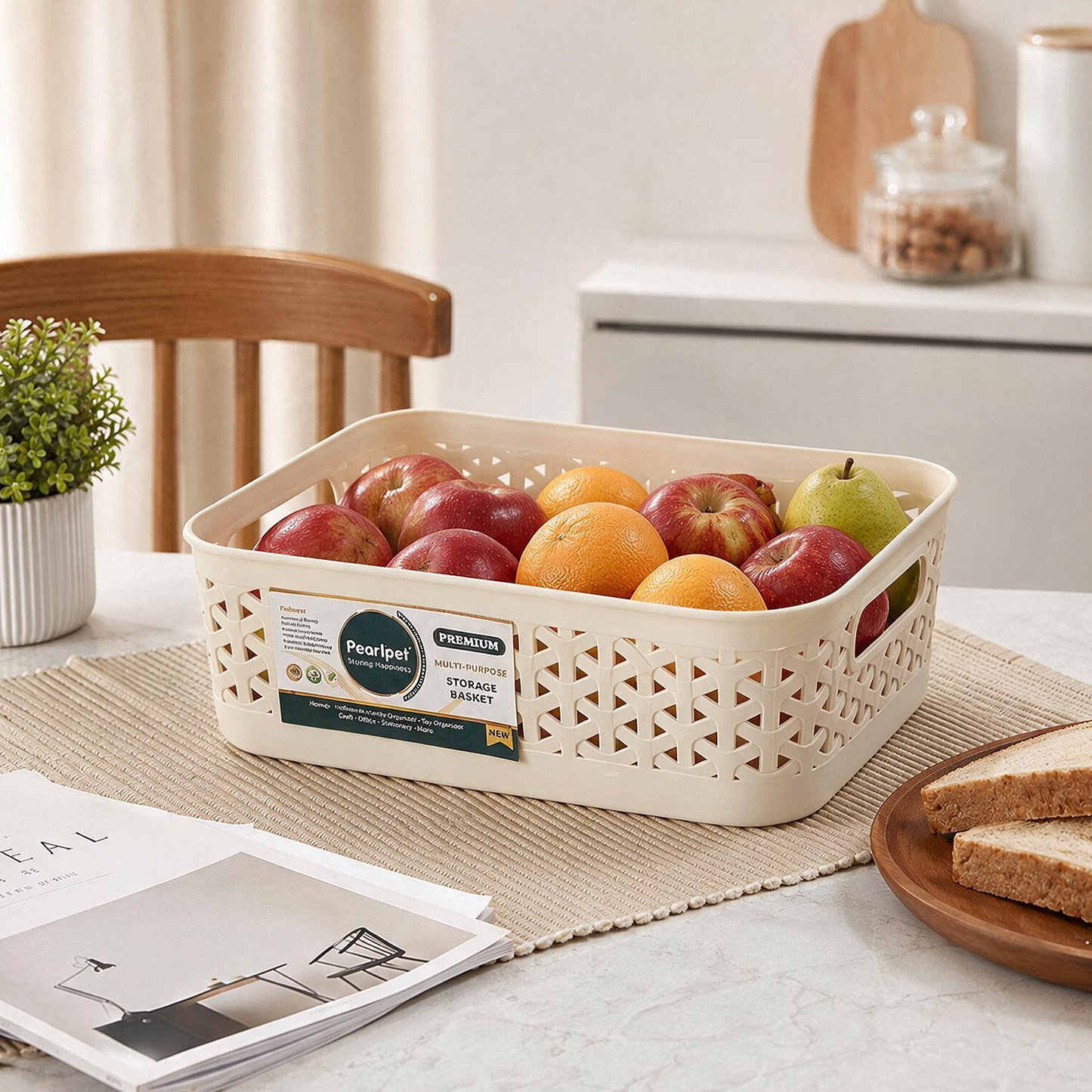 PEARLPET Everyday Basket Pack of 3 – Smart organisation for every corner of your home